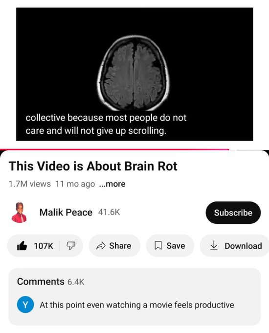 hayesdev_'s tweet image. This guy literally explains how to recover from brain rot