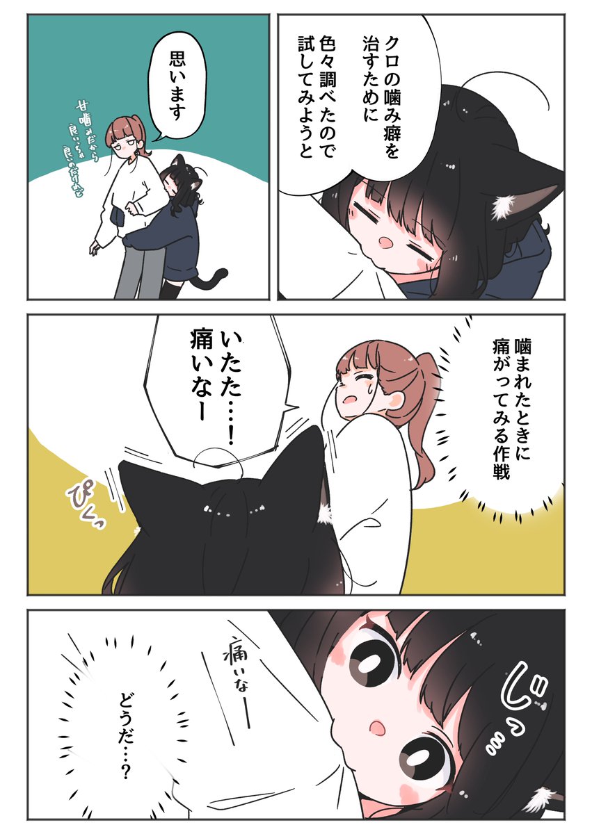 黒猫の噛み癖と戦う話(2/3) 