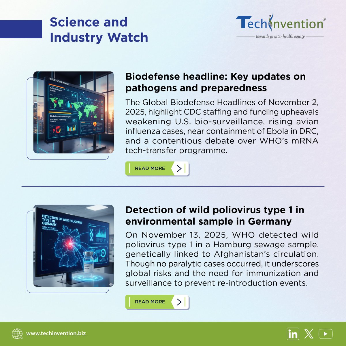 November has marked a significant chapter for <a href="/TechinventionL/">Techinvention Lifecare</a>.

From licensing the Next-Gen TB Vaccine breakthrough to TDB–DST support for our upcoming cGMP vaccine manufacturing facility in Navi Mumbai, we’ve also been leading global discussions on the future of vaccine