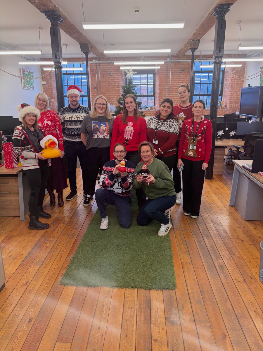 associateevents's tweet image. 🎄✨ Christmas Jumper Day at AE! ✨🎄 

We’re feeling the festive spirit at #TeamAE after our Christmas party yesterday and jumpers today! 🎅🧣

It’s been a big year across events, brand launches, digital marketing, PR and comms, but it's great to pause and celebrate together. 🌟