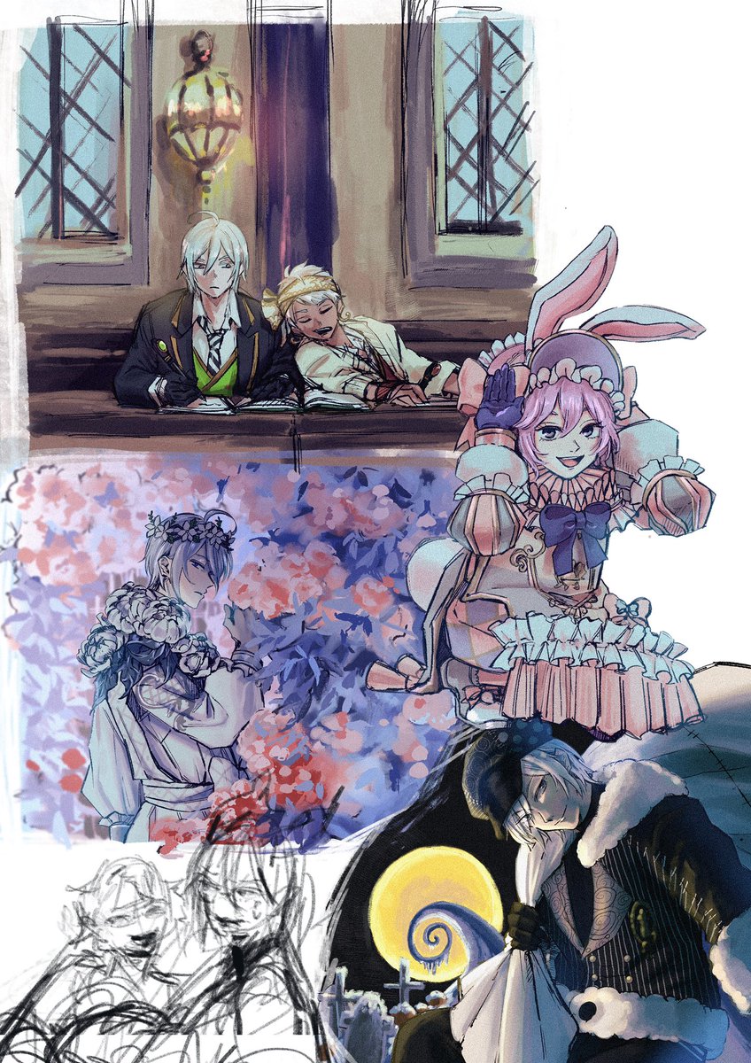 力尽きた…
#ツイステ #ツイステファンアート #イラスト #私の絵柄が好みって人にフォローされたい #シルバー #カリム