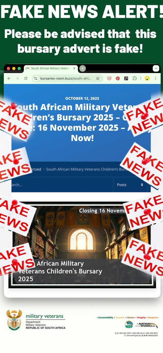Department of Military Veterans tweet media