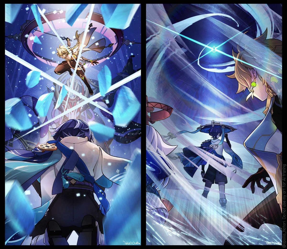 apollo_hotori's tweet image. このシーンと　このシーンが　好き　伽藍