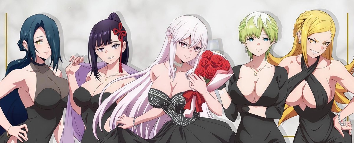 Rixi0303's tweet image. 🔗 Chained Soldier S2 new merchs illustrations - Party Dresses

Wow... They're so hot that I don't know where to look 😳

#まとスレ #mabotai_kohobu 
#魔都精兵のスレイブ