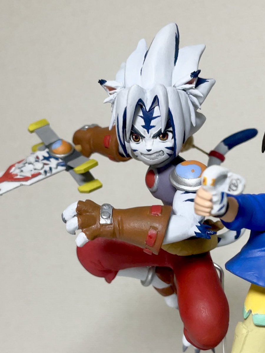 白虎のコゲンタと太刀花リク 完成しました！