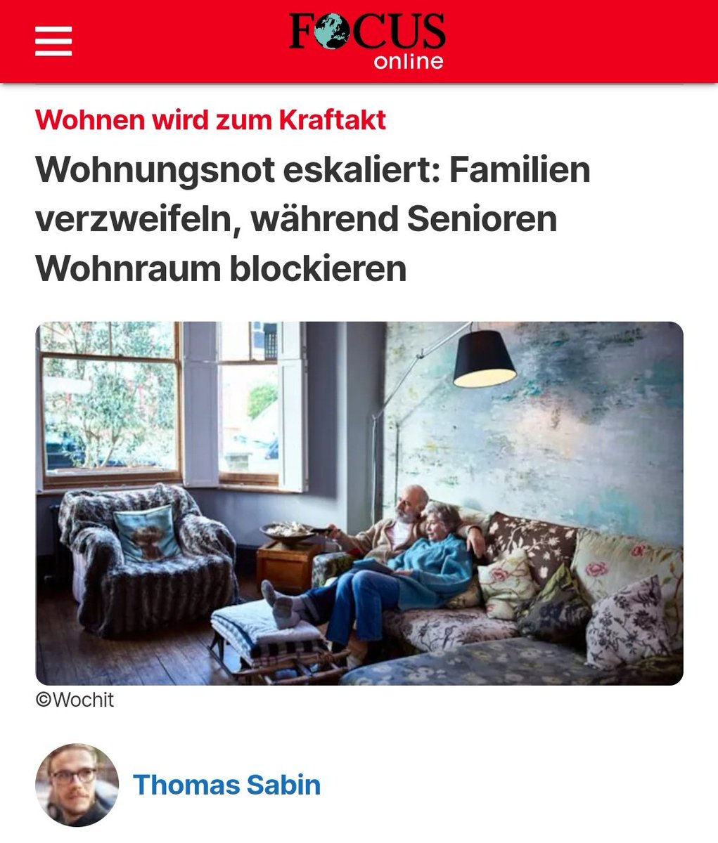 In den letzten Jahren sind Millionen Migranten nach Deutschland gelassen worden, obwohl Wohnraum fehlte. Wie dreist ist es jetzt zu behaupten, unsere Senioren wären das Problem?