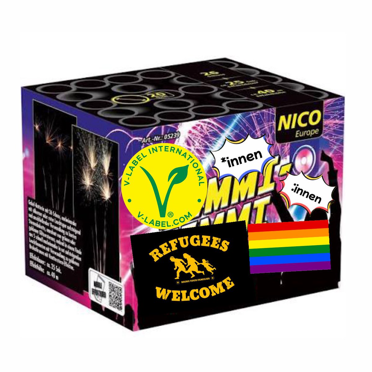 Kompromiss:

kein Böllerverbot, aber jede Verpackung ist ab jetzt so designt, wir können mit 95% weniger Verkäufen rechnen