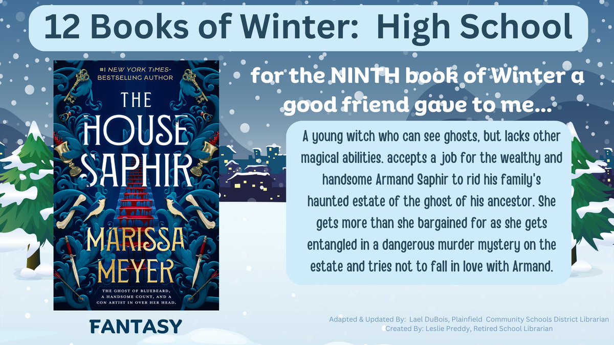 Day 9 - ☃️12 Books of Winter📷  In honor of the season of giving and the traditional holiday song, The 12 Days of Christmas, enjoy the version...with books.  Bringing joy to learning! #12booksofwinter #bringingjoytolearning #keepreading
<a href="/PCSCQuakers/">Plainfield Quakers</a>