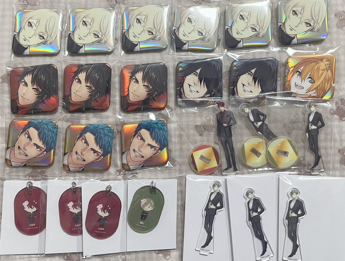 1 【交換】刀剣乱舞 大本丸博2025 スクエア缶バッジ ミニアクスタ 御伴