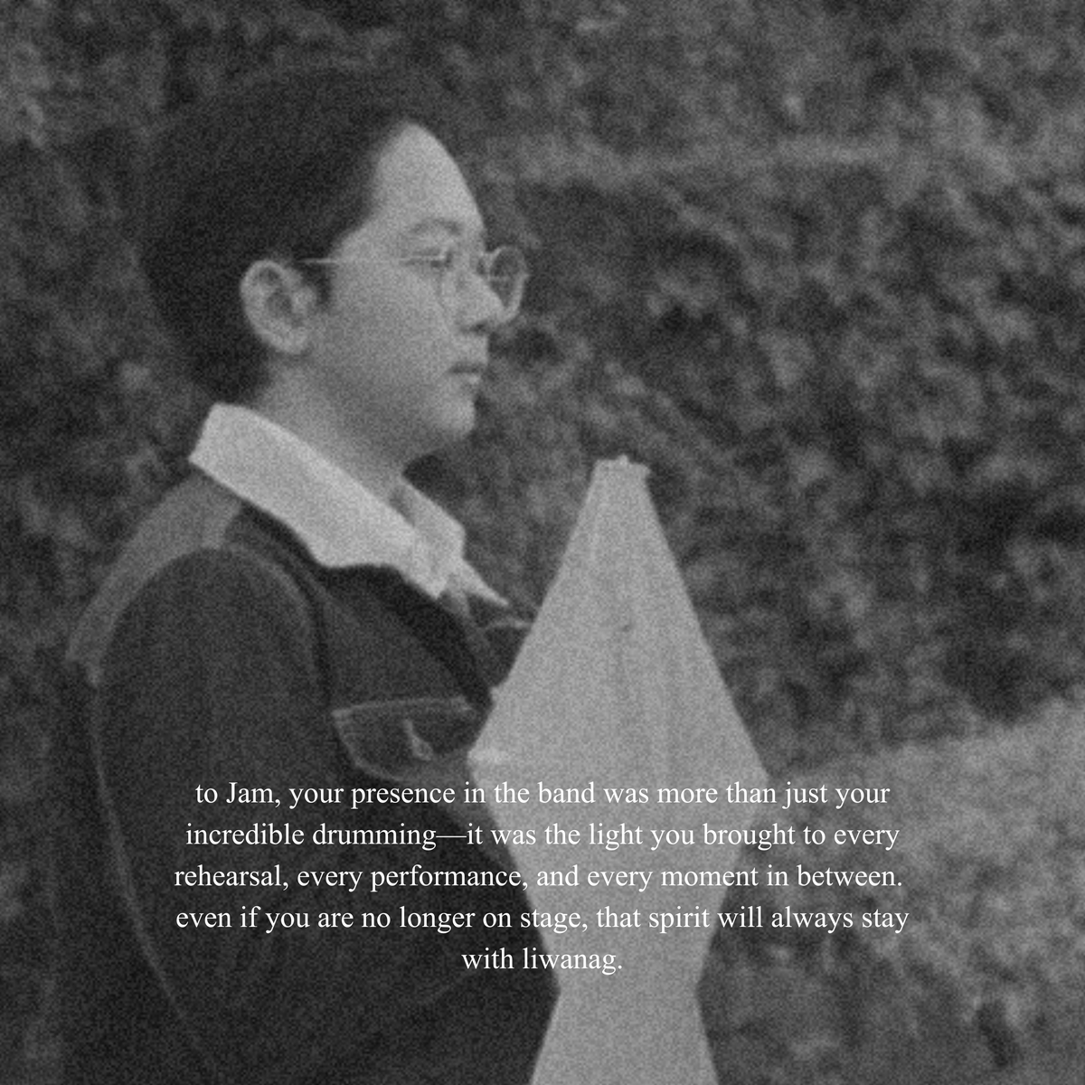 i guess 8 years is not enough, but that’s life. may aalis man, the mark they leave behind, the memories, the laughter, the music—stays with us forever :) 

thank you, jam. we love you dearly!🫀