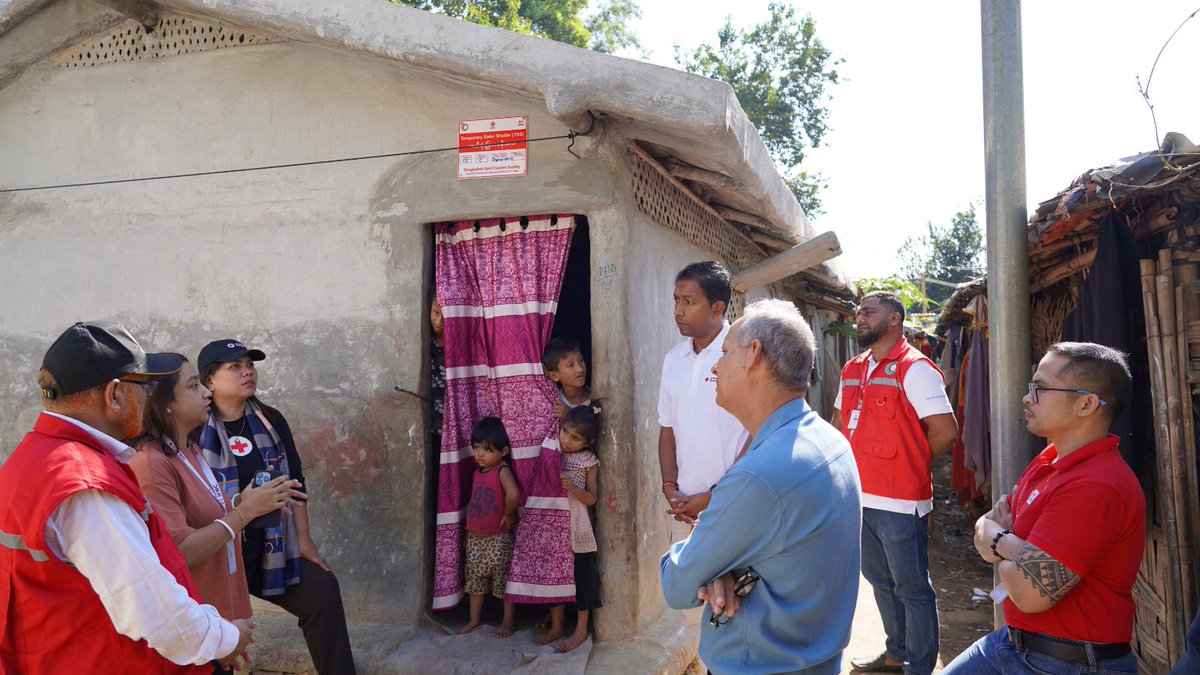 AchalaNavaratne's tweet photo. It was good to be back in #Bangladesh to meet &amp; hear from Rohingya community and partners about ongoing challenges for service provision in camp settlements.

Inspired to see progress in block level fire 🔥 response readiness &amp; safer shelter options to scale up.

@BDRCS1 @ifrc https://t.co/Ttd2DPCjEB