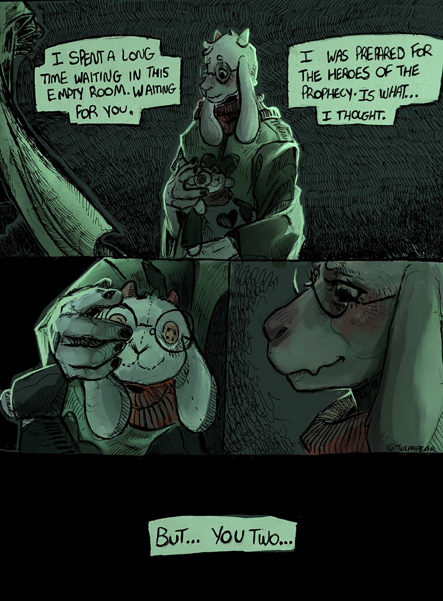 tulpapear's tweet photo. Something Real. (1/2)
#Deltarune #deltarunefanart #ralsei https://t.co/DIvcwXJE2e