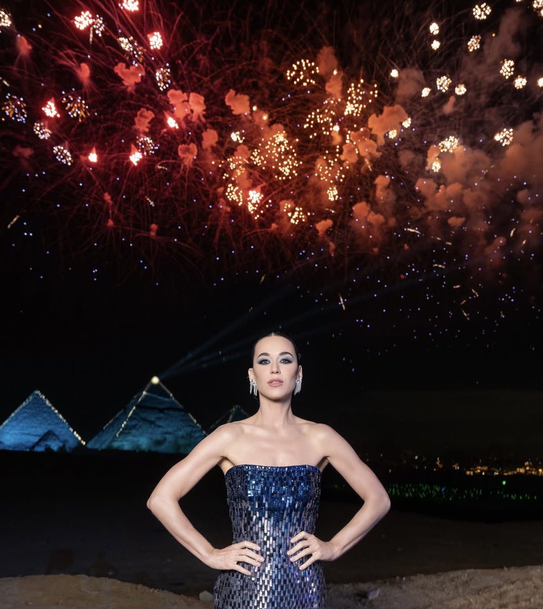 Katy Perry stuns in Egypt.