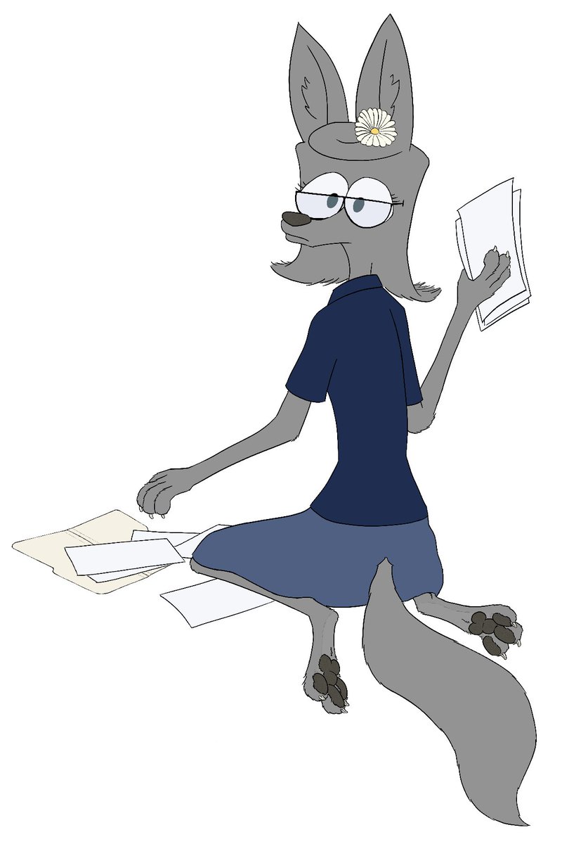wobbling_fish's tweet photo. Did a drawing of Daisy, a character in my @smolworldcomic comic. It's been quiet as I've been busy with some RL stuff, but once that's sorted, I'll be able to focus more on it again.

She's an office worker. Got a bit clumsy today 🙃

The render is done by @imako_dankel https://t.co/fTaAXQT7H0
