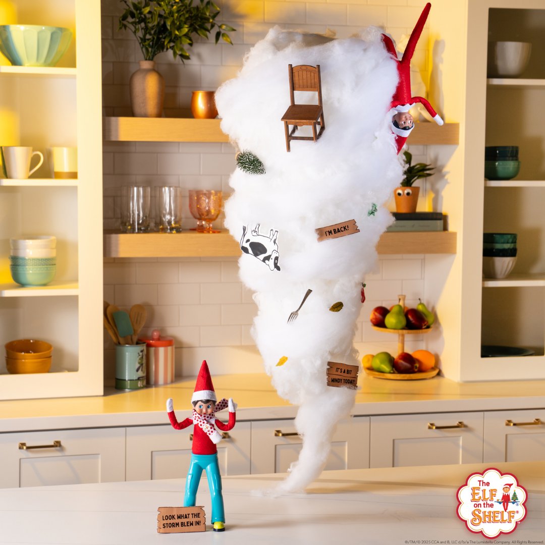 elfontheshelf's tweet photo. We’ve rounded up fresh, playful scenes full of adventure, surprises and easy setups your Scout Elf can try next. See the full ideas here https://t.co/7kaBFFRryI #ElfontheShelf #ElfIdeas https://t.co/Ya2k5wCD83