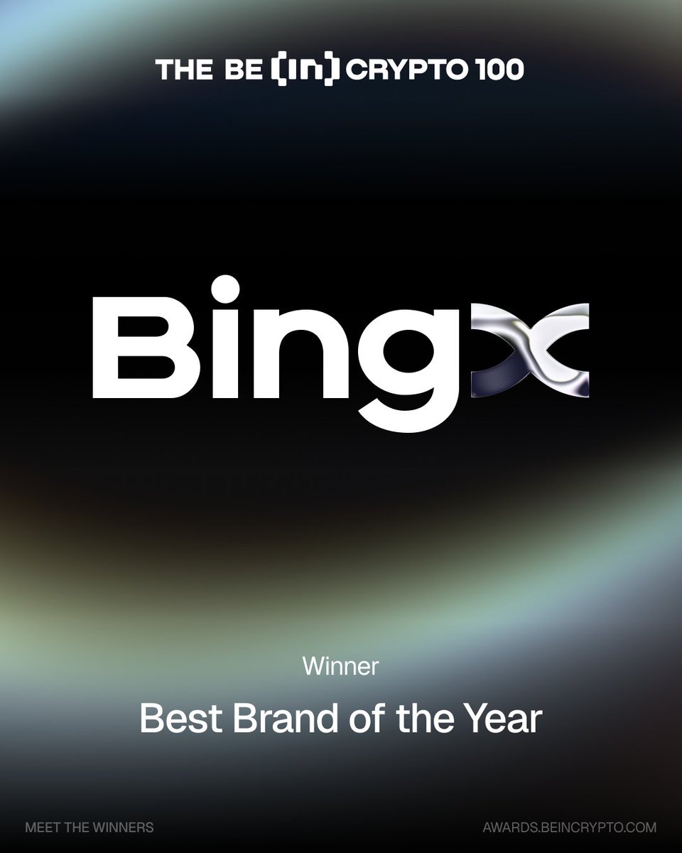 <a href="/BingXOfficial/">BingX</a> a fost premiată la <a href="/beincrypto/">BeInCrypto</a> 100 Awards cu distincțiile Brandul Anului și Cel Mai Bun Exchange Centralizat, iar fondatoarea noastră, <a href="/Vivien_BingX/">Vivien Lin @ BingX</a>, a fost desemnată Web3 Founder of the Year. ✨🏆

Aceste recunoașteri nu reflectă doar excelența unui lider