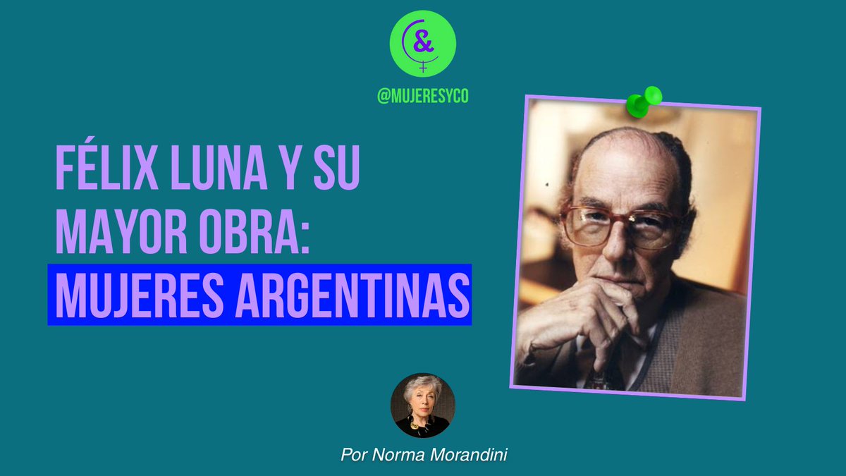Recordamos a Félix Luna, el hombre detrás de Mujeres Argentinas y a las mujeres que marcaron su vida: La Negrita, Florencia, Felicitas y María.
<a href="/NormaMorandini/">Norma Morandini</a> revela al intelectual, al letrista y al padre: open.substack.com/pub/mujeresyco…
 #MujeresArgentinas