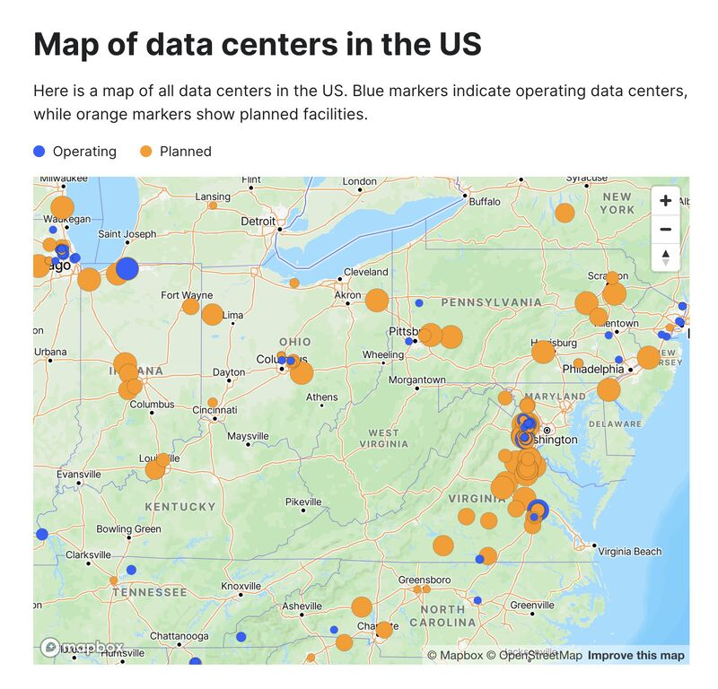Data centers need enormous amounts of electricity.
But in many of the places they're being built,