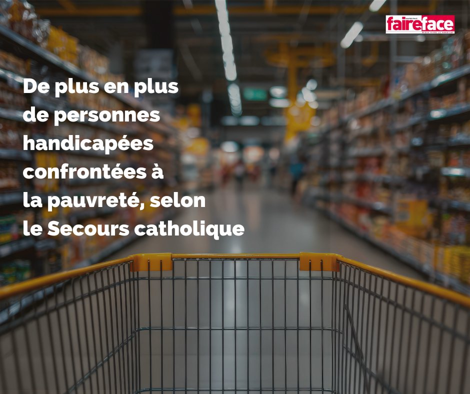 Pauvreté et handicap vont de plus en plus souvent de pair, révèle un récent rapport du Secours Catholique. La proportion des personnes reçues dans ses lieux d'accueil ayant un handicap ou un problème de santé est passé de 15,9 % en 1999 à 22,8 % en 2024.➡️urls.fr/qNLZM8