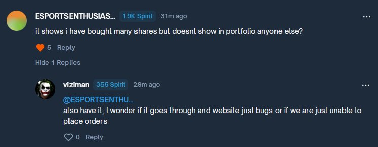 The problem with buying / selling on <a href="/Polymarket/">Polymarket</a>  hasn't been resolved for at least 30 minutes. Very frustrating.