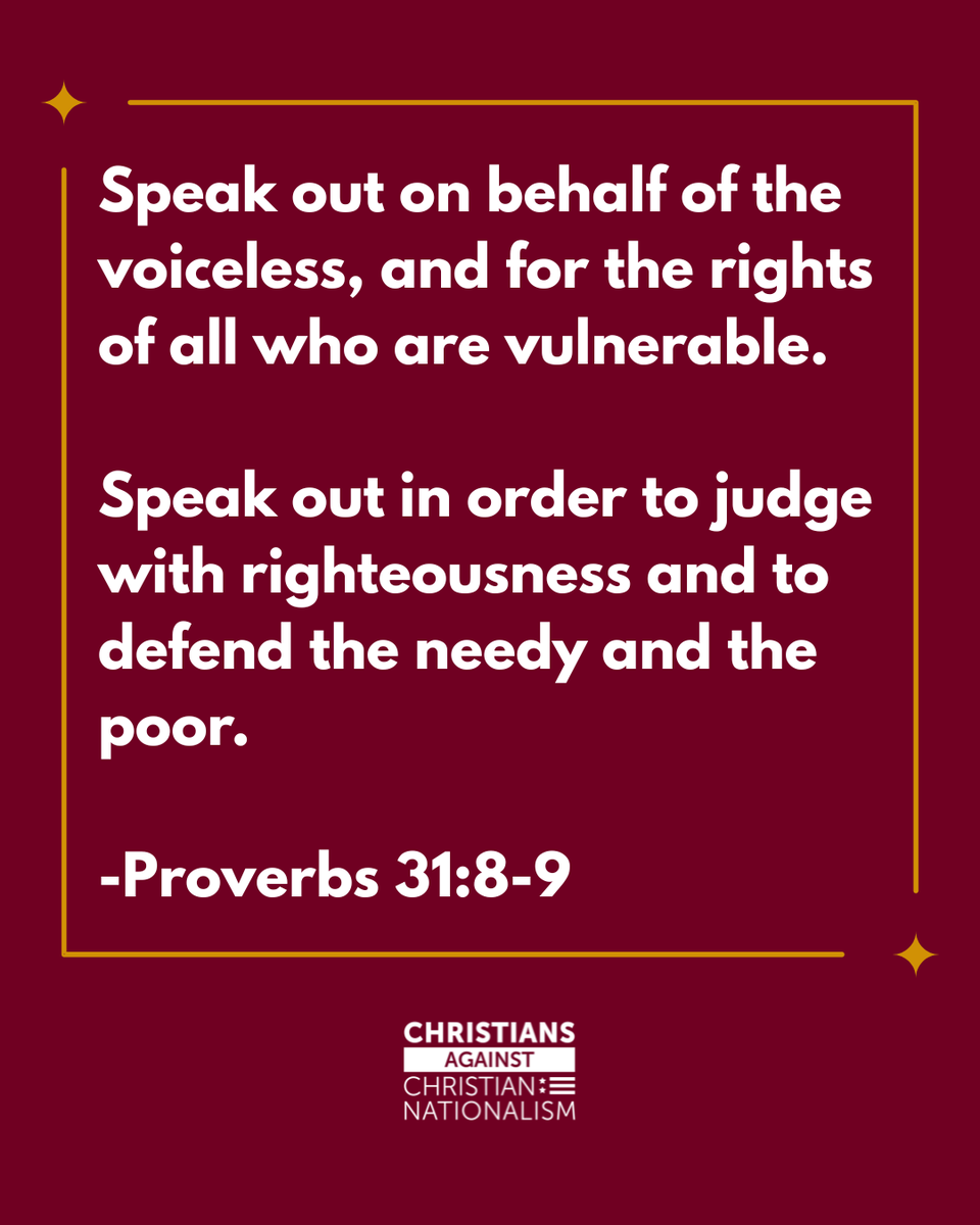 CACNationalism's tweet photo. Because justice, compassion, and dignity aren’t optional.
#EndChristianNationalism https://t.co/ASQNCpf9q4