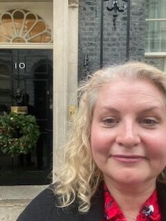 The <a href="/_catholicwomen/">National Board of Catholic Women</a> President in Downing Street- we believe she may have been inside