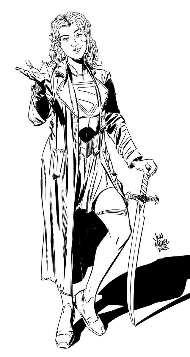 jonmikel_comic's tweet photo. Waiting for the new Supergirl movie like… Time to draw her! Hope you like it! 😁 #SupergirlMovie #Supergirl https://t.co/iJSOiOs9Wa