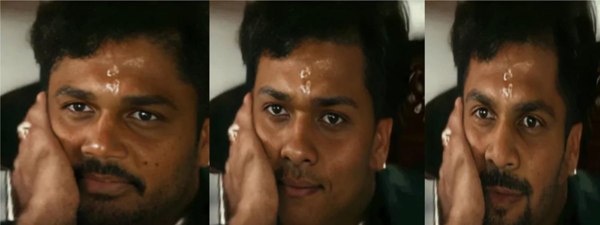 Sanju, Rutu and Jaisu watching Axar come to bat at No.3