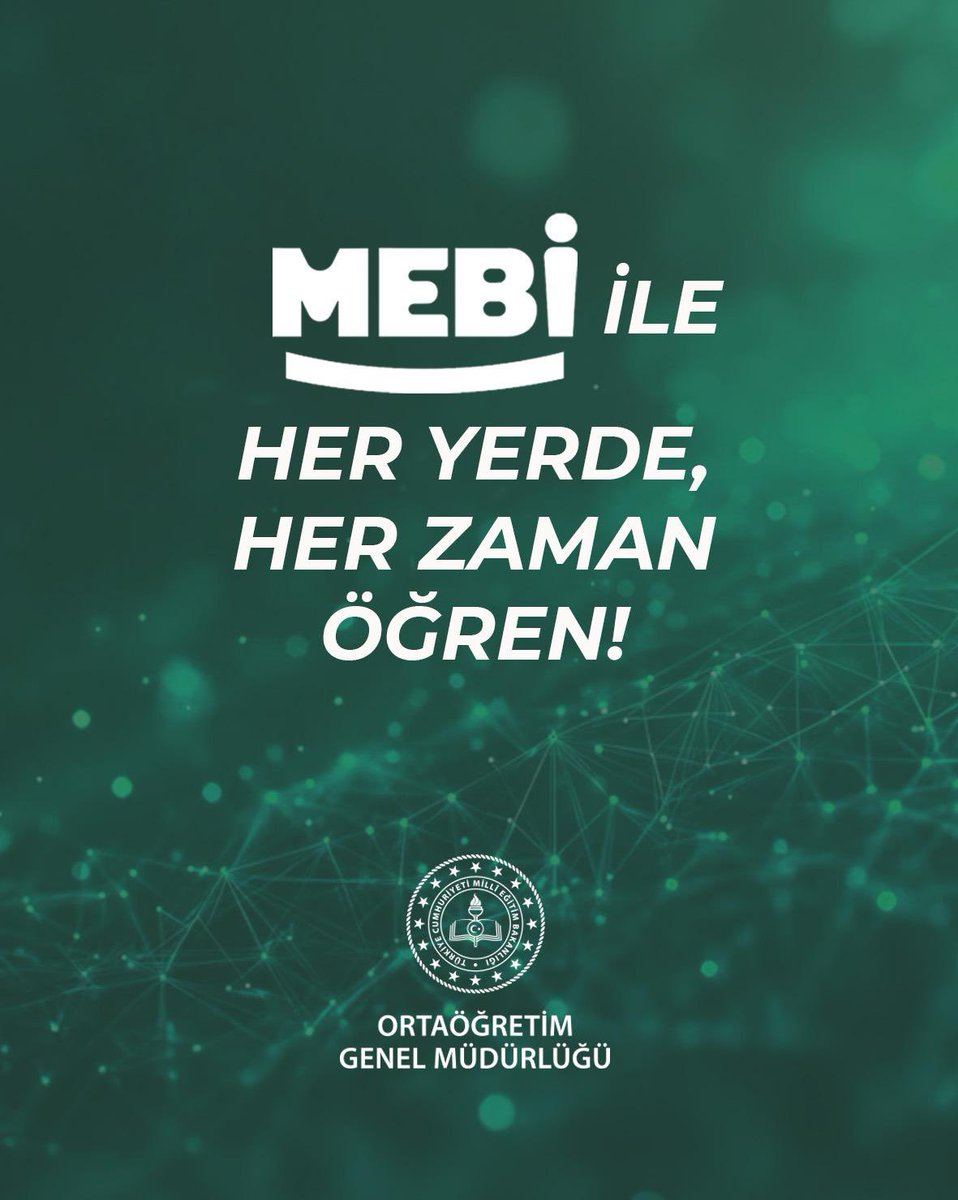 3 Adım Soru Bankası MEBİ’de! 🟢📚✨
AYT–TYT–YDT kitaplarına tek dokunuşla ulaş.
İster uygulamadan çöz, ister PDF olarak indir.
MEBİ ile öğrenme her yerde seninle🍀📲