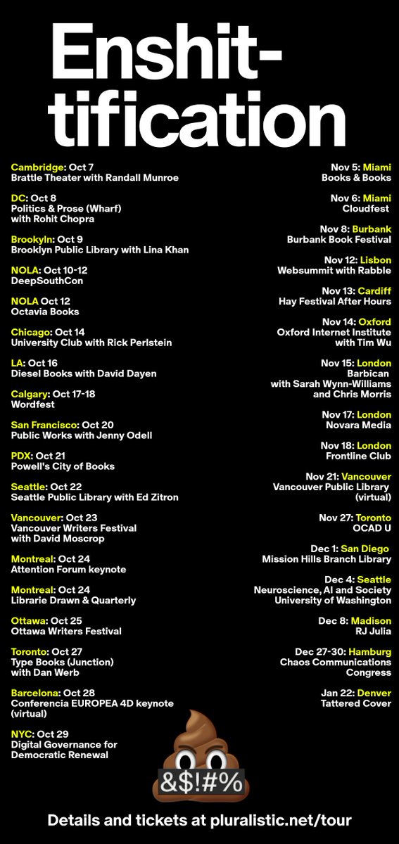 Cory Doctorow NO LONGER ON TWIT TER tweet media