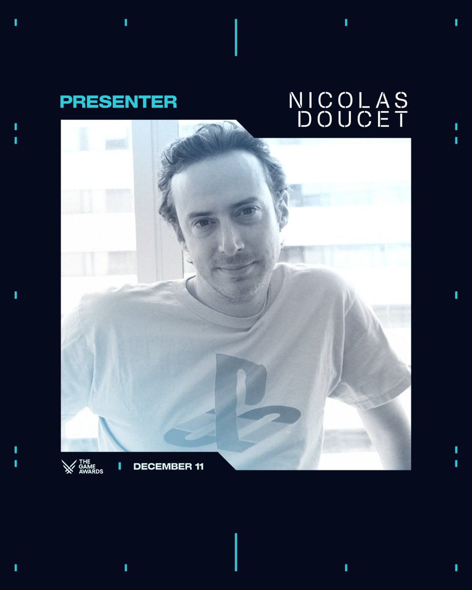Tonight we're excited to welcome back last year's Game of the Year Winner, Nicolas Doucet from <a href="/TeamAsobi/">Team ASOBI</a> to present Game of the Year at The Game Awards.

 <a href="/AsobiNico/">Nicolas Doucet</a>