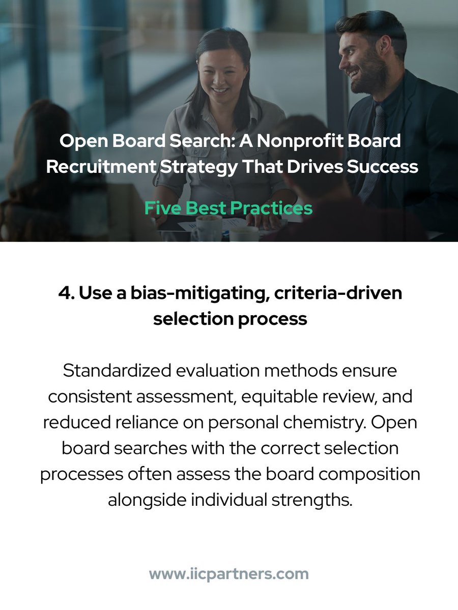 A growing number of #nonprofit organizations are conducting open #board searches with public, competitive recruitment processes. Learn more here: bit.ly/3MGv4pv