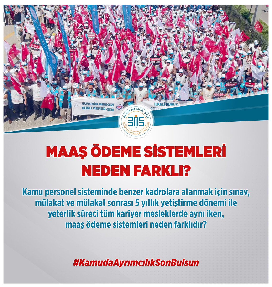 MAAŞ ÖDEME SİSTEMLERİ NEDEN FARKLI?

Kamu personel sisteminde benzer kadrolara atanmak için sınav, mülakat ve mülakat sonrası 5 yıllık yetiştirme dönemi ile yeterlik süreci tüm kariyer mesleklerde aynı iken, maaş ödeme sistemleri neden farklıdır? 

#KamudaAyrımcılıkSonBulsun
