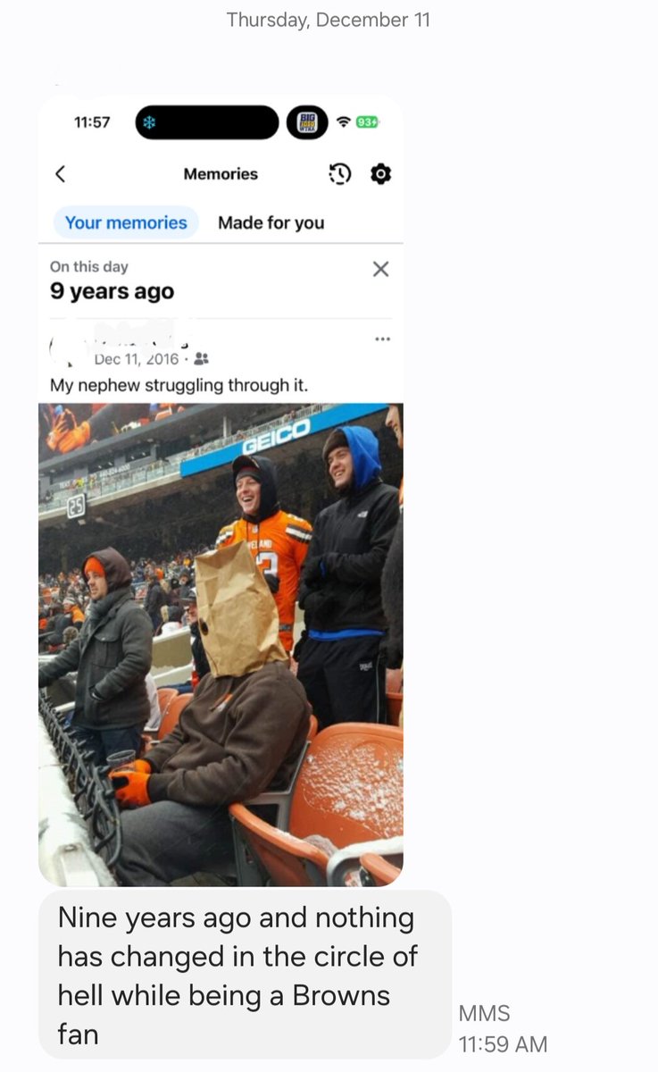 TheTrueBagMan's tweet photo. Nothing changes.....
A vicious cycle of misery!
#browns https://t.co/dA82MnZLYZ