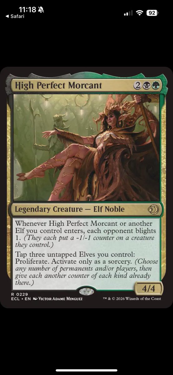 🚨 This card is being heavily bought out due to recently spoiled High Perfect Morcant. Could become a $10+ card before the day ends, with foils insanely higher! 🚨 

#mtgfinance