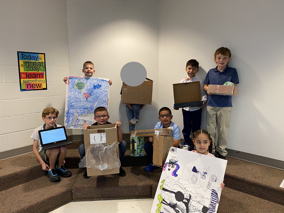 BISD_LINC's tweet photo. BES/BIS LINC students wrapped up the month of November by presenting their "What Do You Do With An Idea?" products!  The students practiced their communication skills along with their audience skills as they learned about their classmates' ideas. https://t.co/UJx5lgqGHv