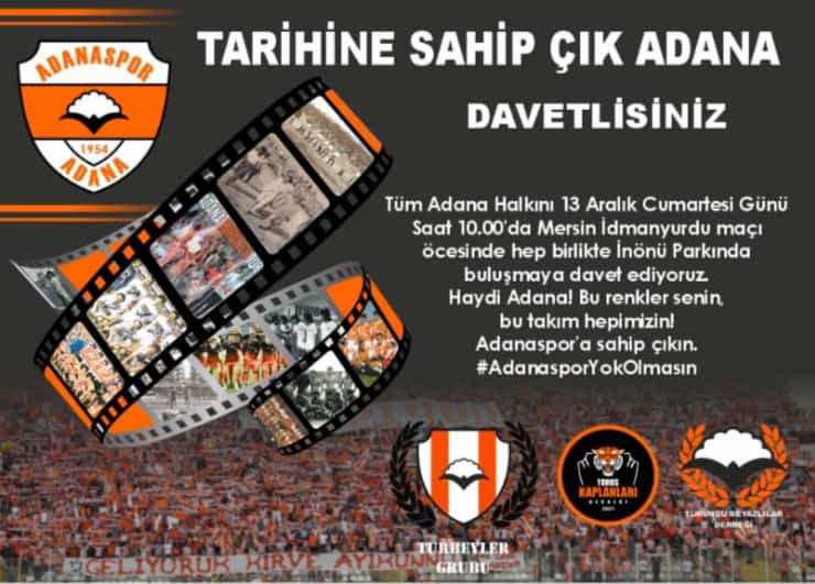 Turuncu Sevda Bitmeyecek.
Adanaspor Adanasporsuzluğa Yenilmeyecek..!!

#adanaspor