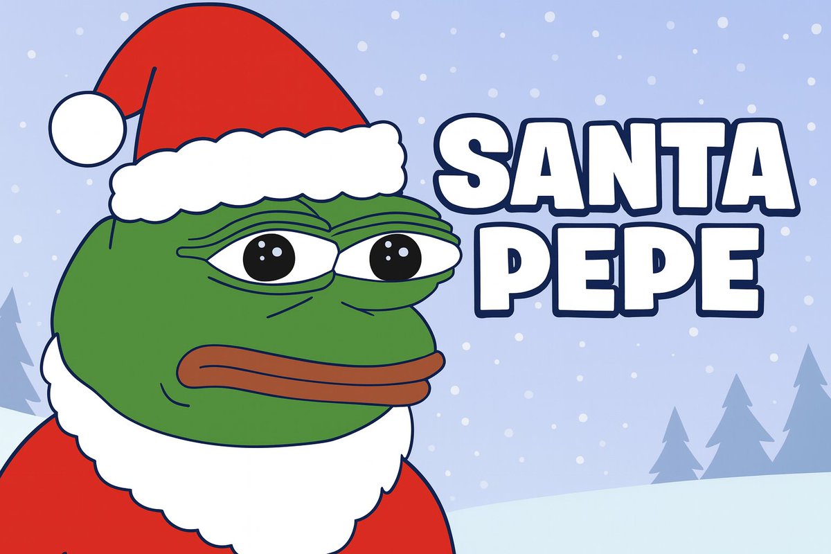 100xSantaPepe's tweet image. It's that time of the year - $SPEPE drops festive meme energy and unstoppable community vibes. Santa Pepe brings the christmas spirit no other coin can match.

#100x #memecoin100x #sol