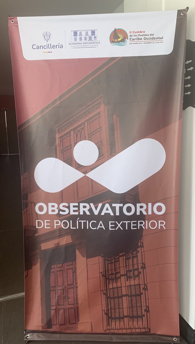 Fantastic mesa this morning on the three pillars of how Colombia’s foreign ministry sees itself in the world:  the fight for sovereignty against narcotrafficking; the fight for Palestine; the fight against climate change. <a href="/CancilleriaCol/">Cancillería Colombia</a> <a href="/petrogustavo/">Gustavo Petro</a>