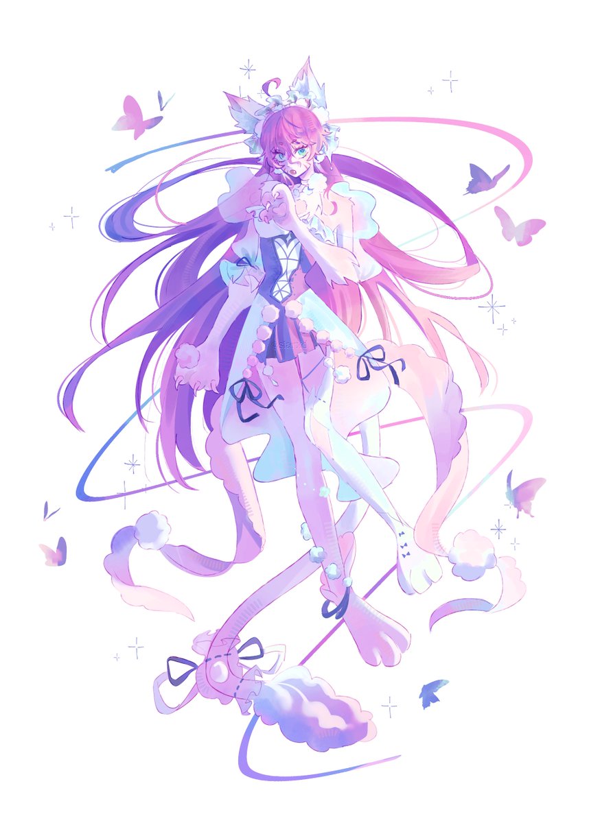 Kitsuneekawaii's tweet photo. Oc: Ayuri Mallitisgrias 🩷🩷🐱🍭 https://t.co/Xcv8asserP