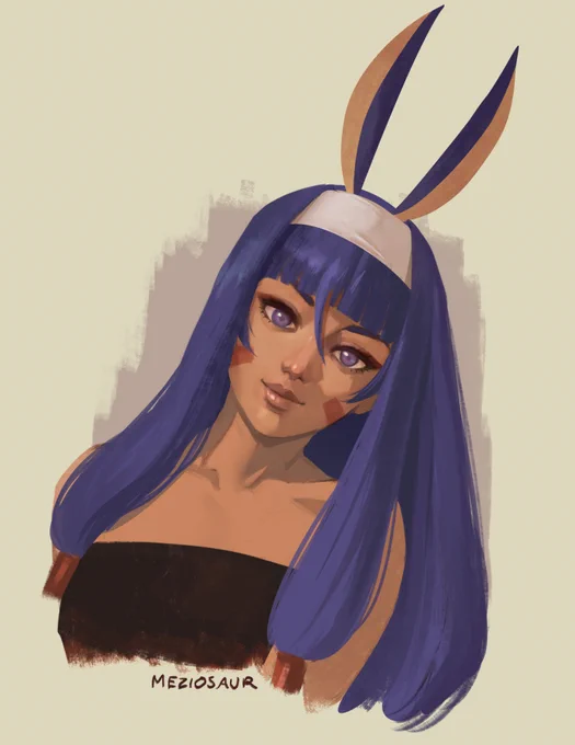 Nitocris Portrait Painting