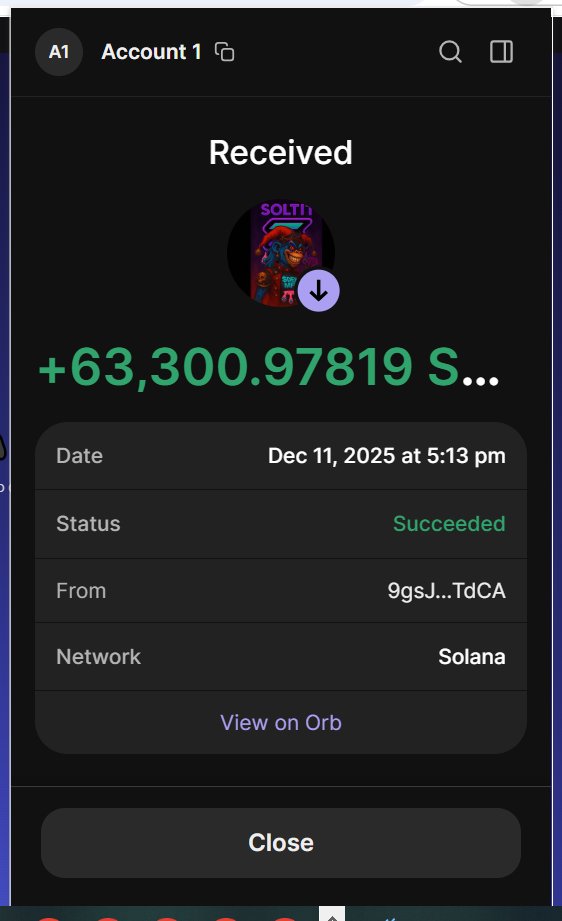 shayyhi_S2's tweet photo. Todayโs win with $SOLTIT is another reminder of how solid this project is becoming. With the continuous development from @SOLTITLabs and the strong vision pushed by @The16Oracles, the ecosystem is clearly moving in the right direction. ๐
#SOLTIT #Solana #crypto #bullish https://t.co/C6VHu51szE