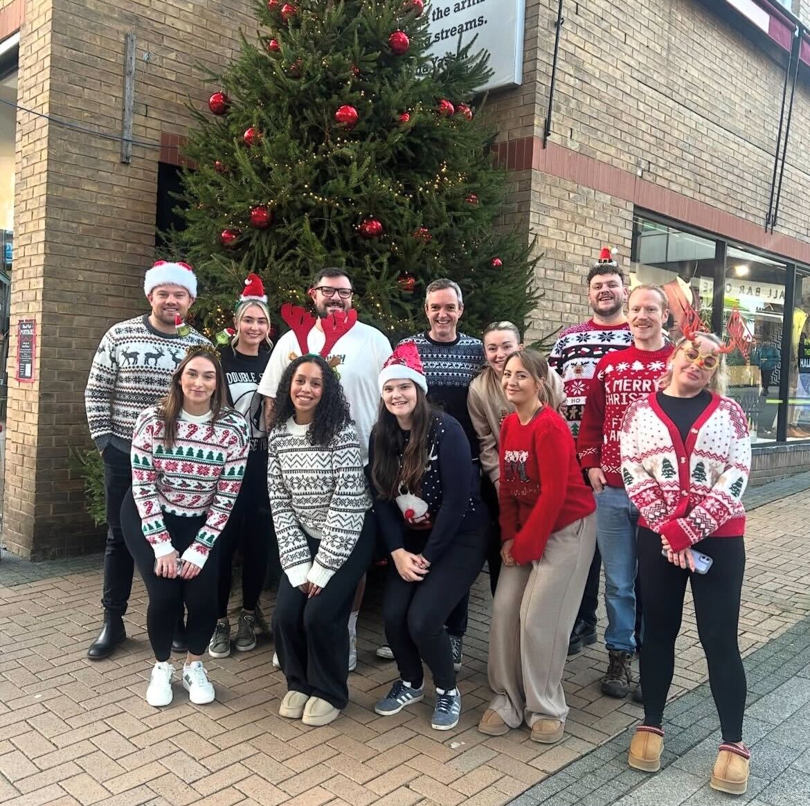 AffinityAWS's tweet photo. Christmas Jumper Day never disappoints 🎄   Everyone who took part today donated towards our charity of the year, Magic Breakfast, helping children start their day with a warm and nutritious meal.  If you'd like to support you can donate here. 👉 https://t.co/XQu7L9rP4b https://t.co/5hY6grdQ96