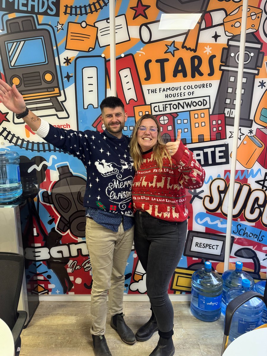AffinityAWS's tweet photo. Christmas Jumper Day never disappoints 🎄   Everyone who took part today donated towards our charity of the year, Magic Breakfast, helping children start their day with a warm and nutritious meal.  If you'd like to support you can donate here. 👉 https://t.co/XQu7L9rP4b https://t.co/5hY6grdQ96