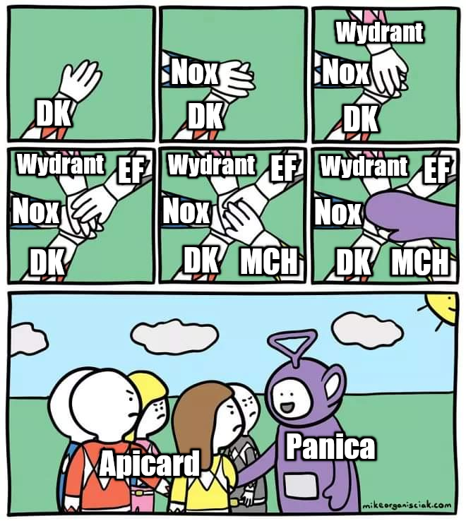 LWydrant's tweet photo. Taki jest wasz obraz @Panicapl @DarkKnightsPL @Pandemoniumcs @wydrantpl @efesportsclub @MCHEsports @Apicardpl https://t.co/EVnz0xkudJ