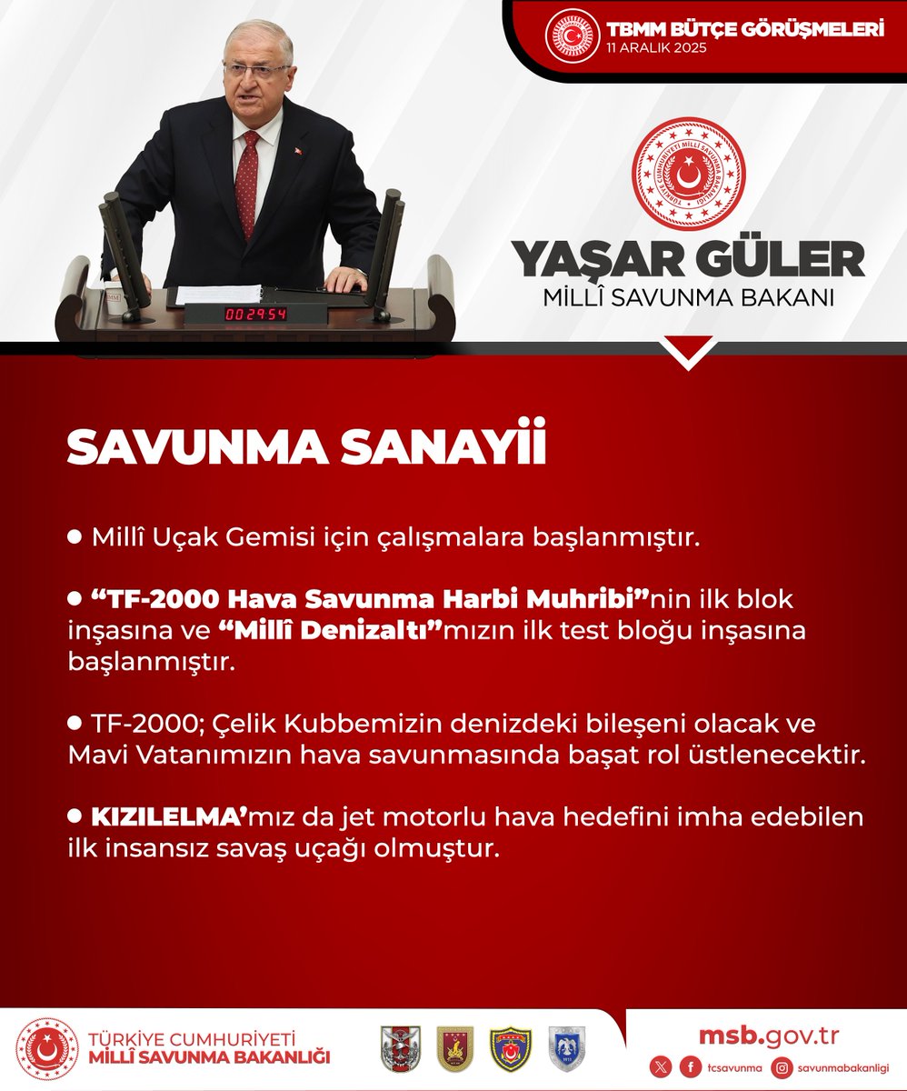 T.C. Millî Savunma Bakanlığı tweet media