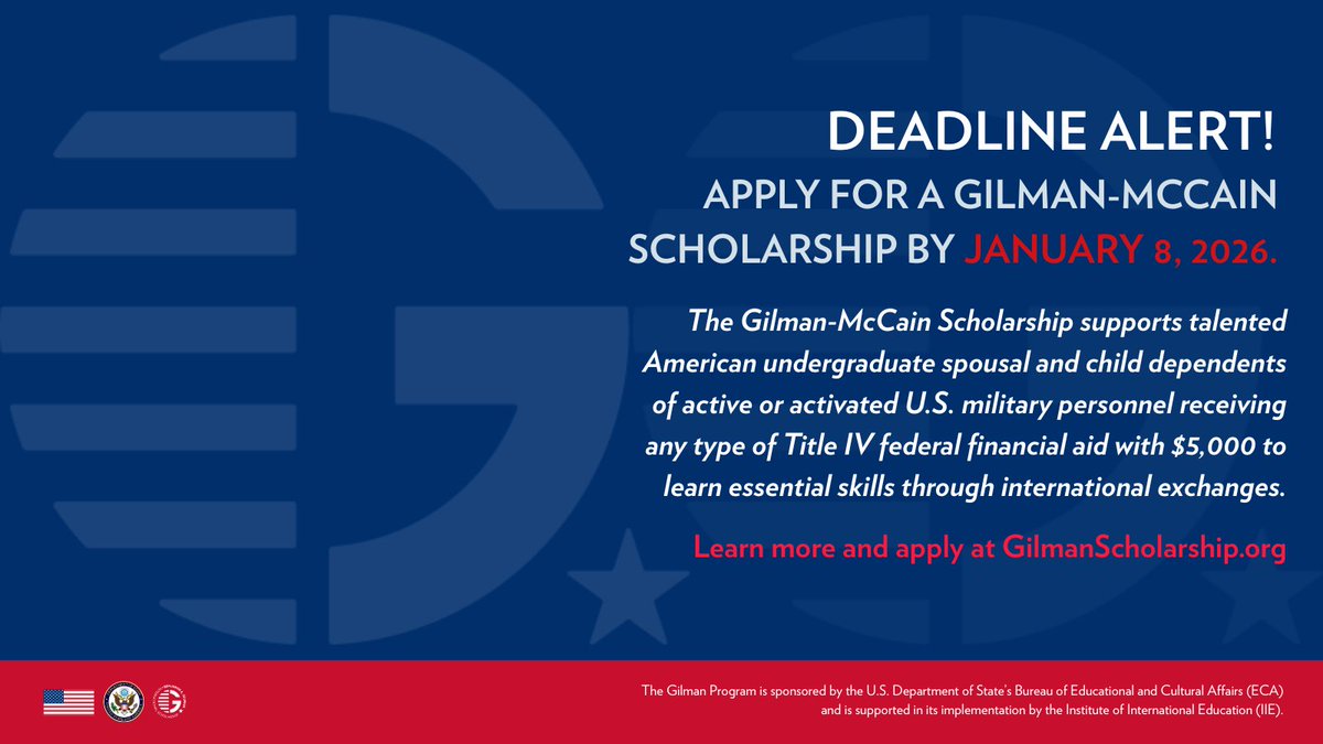 Gilman Program tweet media