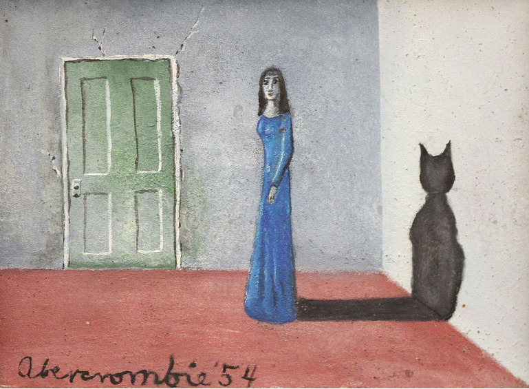 MenschOhneMusil's tweet image. Woman with her Shadow, Gertrude Abercrombie, 1954.