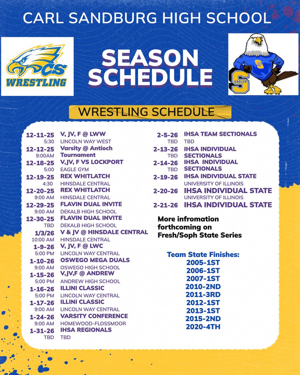 Sandburg Wrestling (@cswrestle) on Twitter photo 