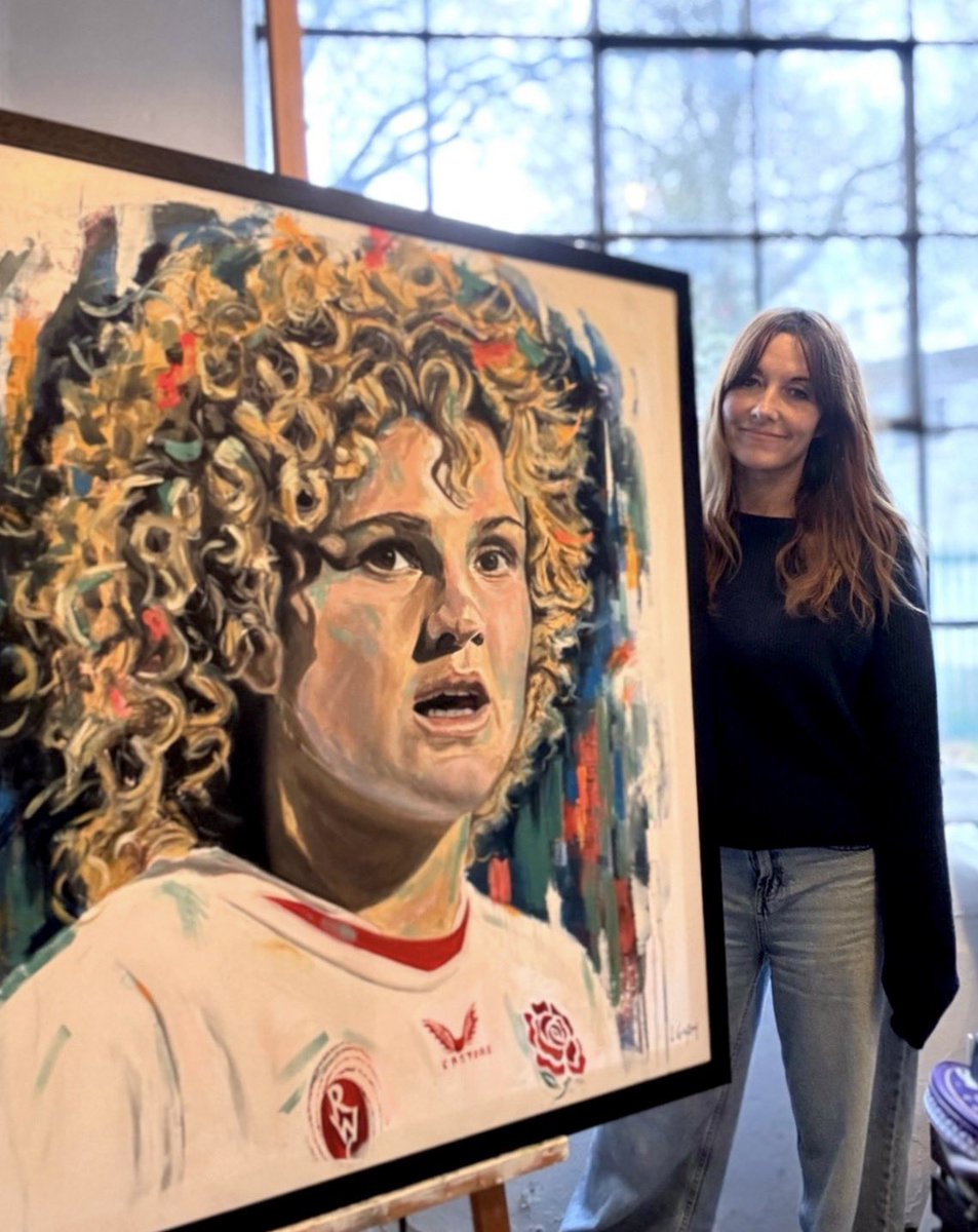 A huge congratulations on the nomination <a href="/elliekildunne/">ellie kildunne</a> !
The first ever women's rugby player to be nominated for SPOTY
The original oil painting of Ellie Kildunne has sold🌹Limited edition prints are still available! 
#elliekildunne #SPOTY
